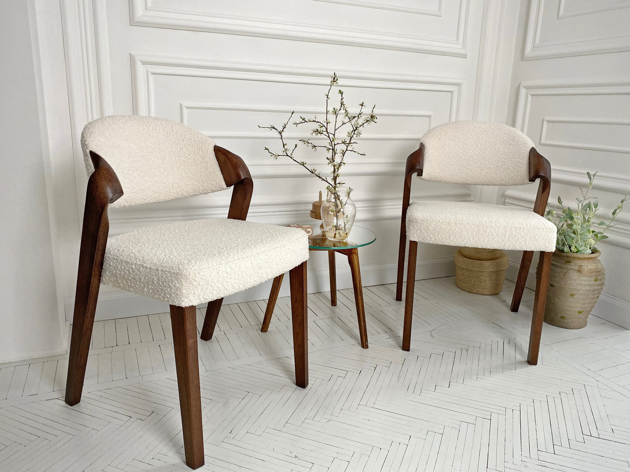 Contemporary Upholstered Dining Chairs Fully Handcrafted Side - Etsy Uk with regard to Repose Upholstered Dining Side Chair