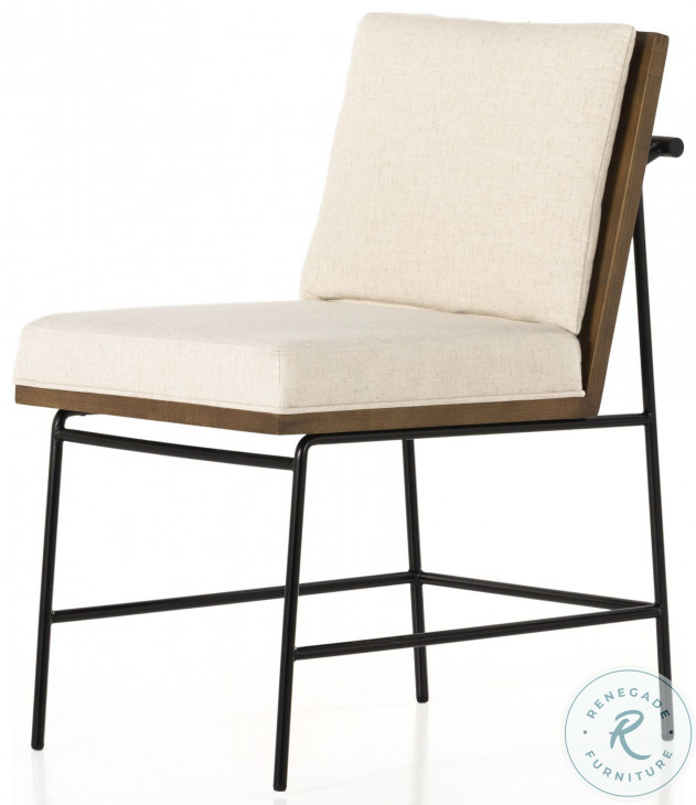 Crete Savile Flax Dining Chair From Four Hands | Coleman Furniture regarding what Makes a Crete Dining Chair Different from Other Mediterranean Designs