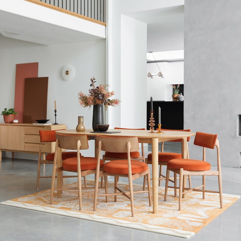 G Plan | Flora Dining Chair Pair | Aldiss Of Norfolk regarding Flora Dining Chair