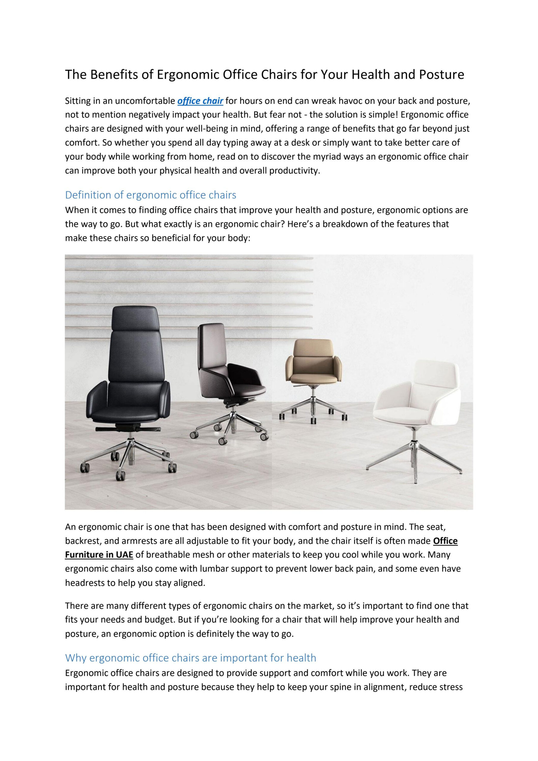 Health Benefits Of Ergonomic Chairs At Fernando Ward Blog for Understanding the Ergonomic Benefits of Akiro Dining Armchairs