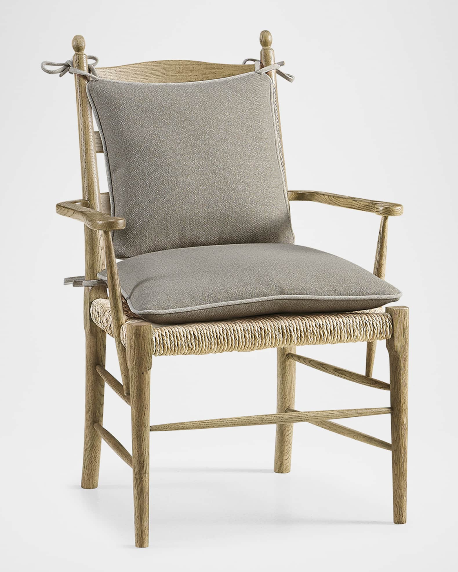 Jonathan Charles Timeless Doppler Ladderback Dining Arm Chairs, Set Of ... within East Hampton Arm Chair