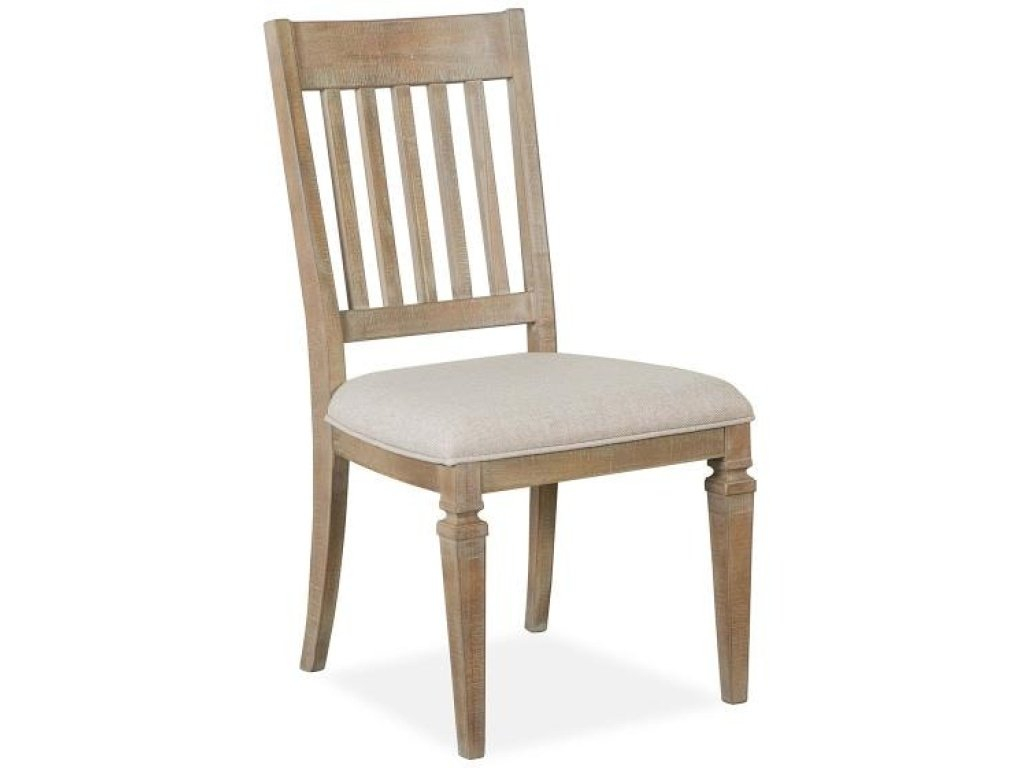 Magnussen Home Dining Side Chair With Upholstered Seat (2/Ctn ... with Brighton Wood Back Side Chair 2/Ctn