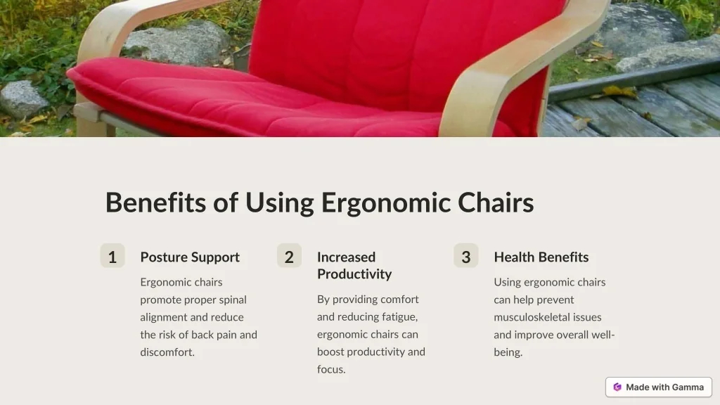 Ppt - Ergonomic Chairs Powerpoint Presentation, Free Download - Id:12879773 with regard to Understanding the Ergonomic Benefits of Akiro Dining Armchairs
