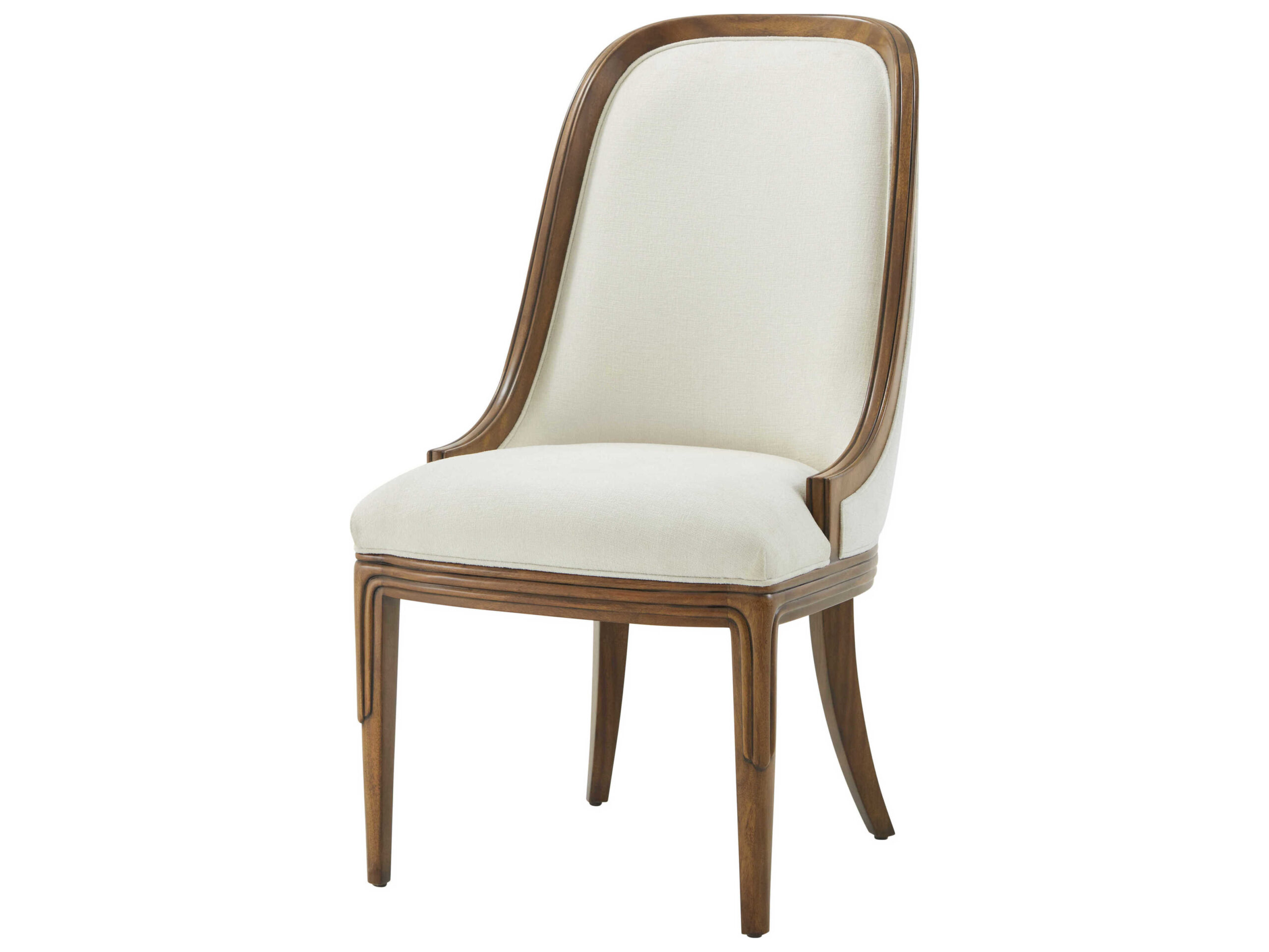 Theodore Alexander Dorchester Solid Wood Brown Upholstered Dorchester ... throughout How Dorchester Side Chair Transforms Living Spaces