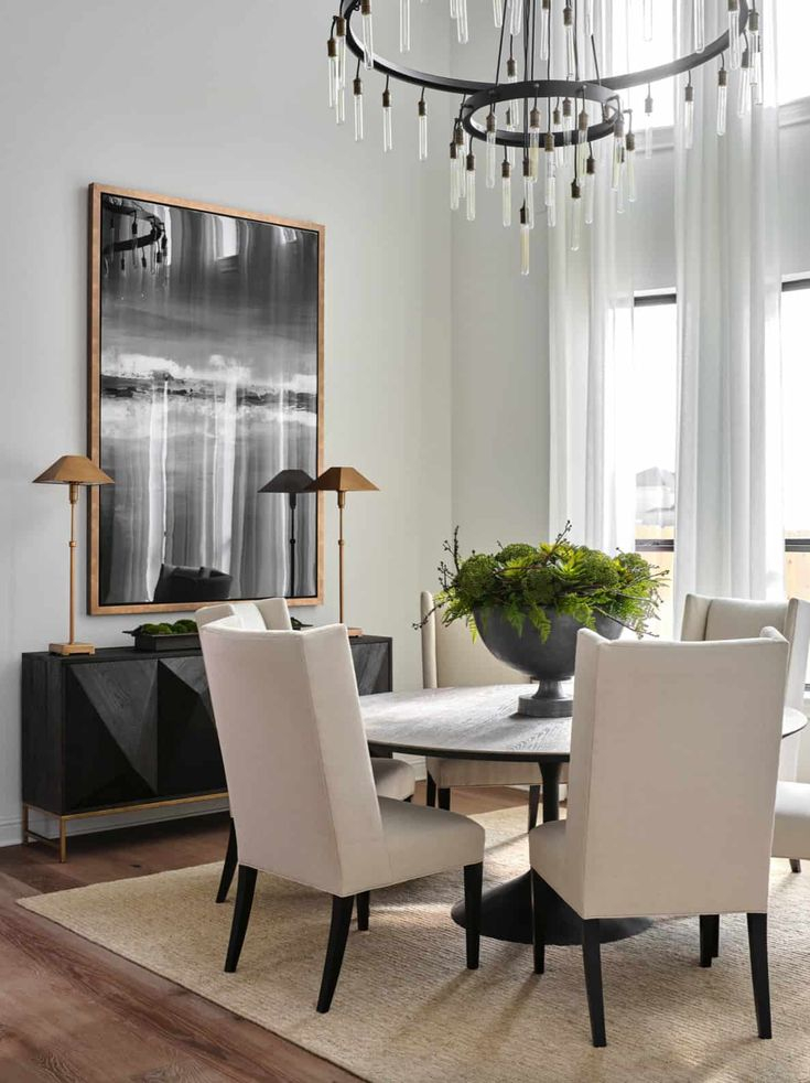 This Beautiful Texas Home Was Given An Urban Farmhouse Style Makeover ... with regard to The Iven Dining Armchair